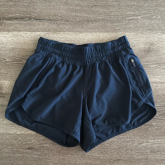 lululemon athletica Pants - Lululemon tracker shorts, navy blue, size 8